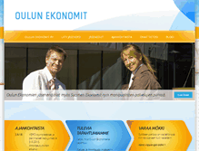 Tablet Screenshot of oulunekonomit.fi